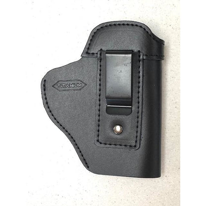 Black leather holster right-handed - HOLSTER