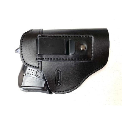 Black leather holster right-handed - HOLSTER