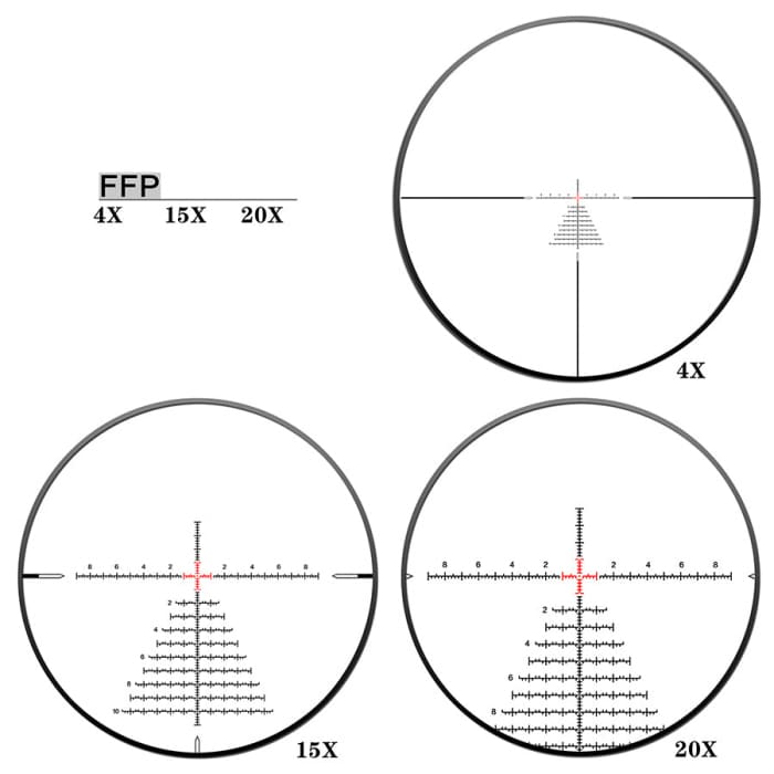 Discovery Scope ED-PRS 4-20x52 SFIR FFP - Scopes