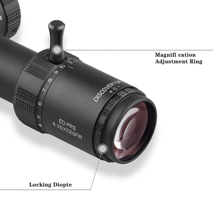 Discovery Scope ED-PRS 4-20x52 SFIR FFP - Scopes