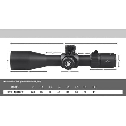 Discovery Scope HT 3-12x40 SF FFP - Scopes