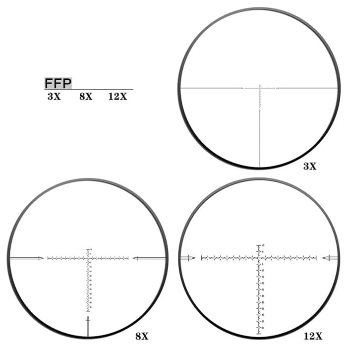 Discovery Scope HT 3-12x40 SF FFP - Scopes