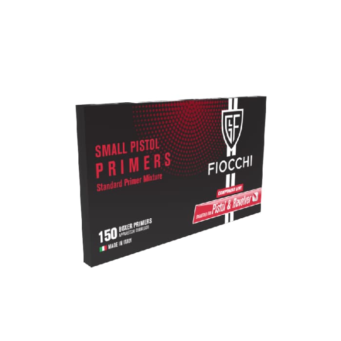 Fiocchi Small Pistol Primers / 150 Per Pack - Firearm