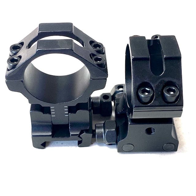 Height adjustable scope mount set for 25mm and 30mm scope 