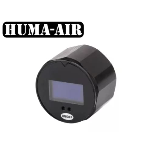 Huma Air Digital Mini Pressure Gauge 25mm Black 1/8 BSP 300