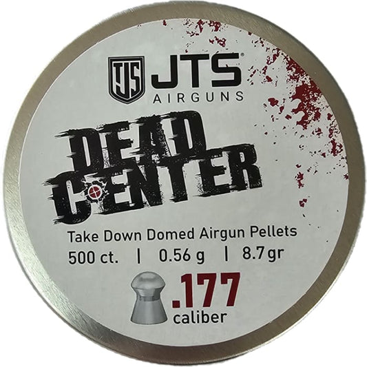 JAC129 JTS DEAD CENTER PRECISION.177 CAL 8.7 GRAIN DOMED