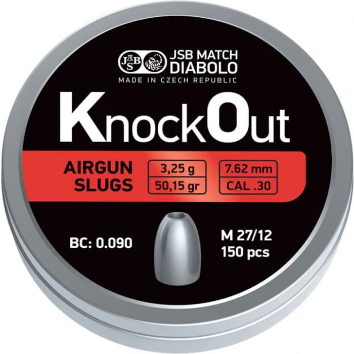 JSB.30 Knock Out Airrifle Slugs 50.15 Gr