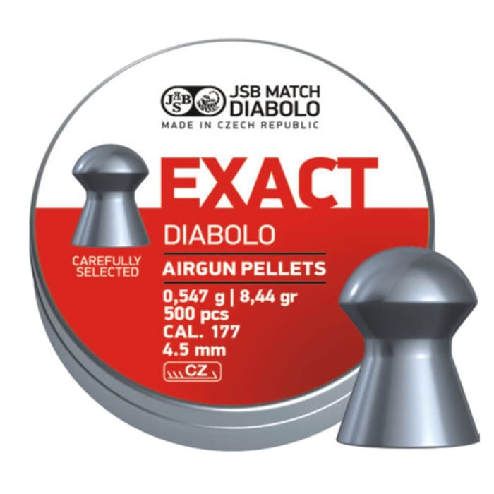 JSB Diabolo Exact Express 4.5mm .177 Cal 7.87 Grain Airgun Pellets