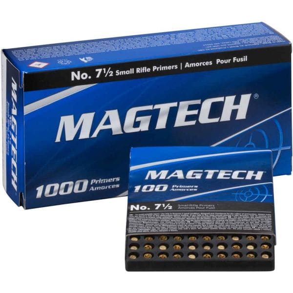 Magtech No 7.5 Small Rifle Primers / 100 Per Pack - Firearm