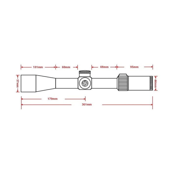 MARCOOL 6 - 24 X 50 SFIR FFP SCOPE EVOLVER HY1621 WITH MAR