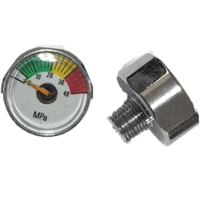 Micro Pressure Gauge 25mm Face (M6x1) - Air Pressure Gauges