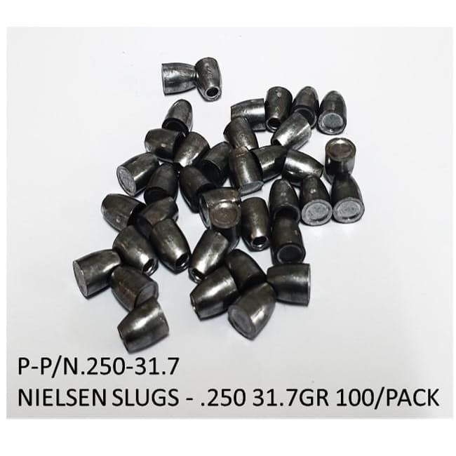 NIELSEN SLUGS -.250 31.7GR 100/PACK