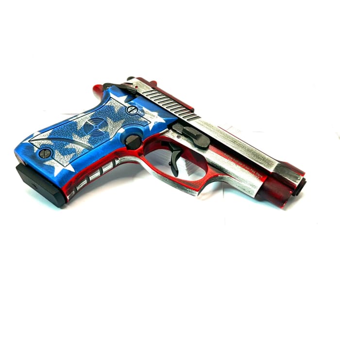 Niksan BP84 Patriot American Flag Blank 9mm P.A.K - Blank