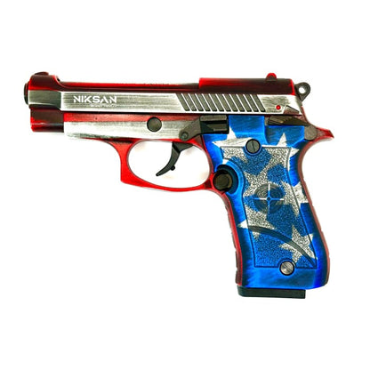 Niksan BP84 Patriot American Flag Blank 9mm P.A.K - Blank