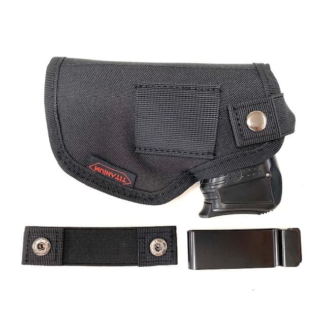 Black nylon holster Titanium ambidextrous - HOLSTER