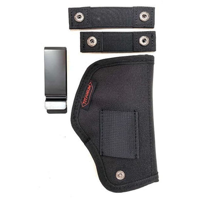 Black nylon holster Titanium ambidextrous - HOLSTER