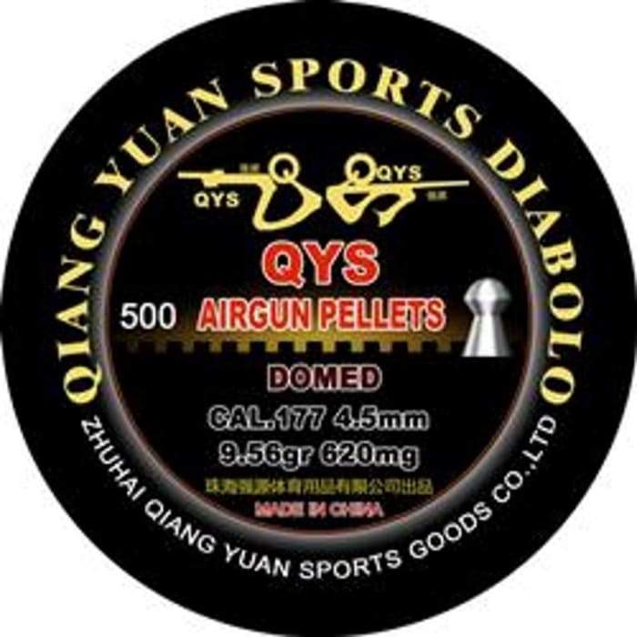 QYS AIRGUN PELLETS DOMED HEAVY 4.5MM 9.56GRAIN