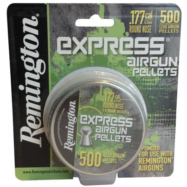 Remington.177 Roundnose pellets/500 blister pack