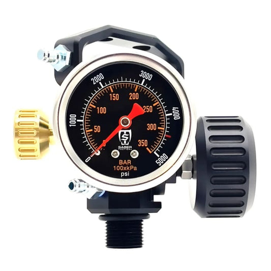 Saber Tactical Tank Valve - Air Pressure Gauges