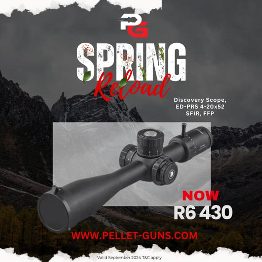 Spring Reload Discovery Scope ED-PRS 4-20x52 SFIR FFP