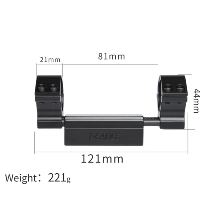 T-Eagle Scope Mount Single Piece 25/30mm Zero Recoil Mount -