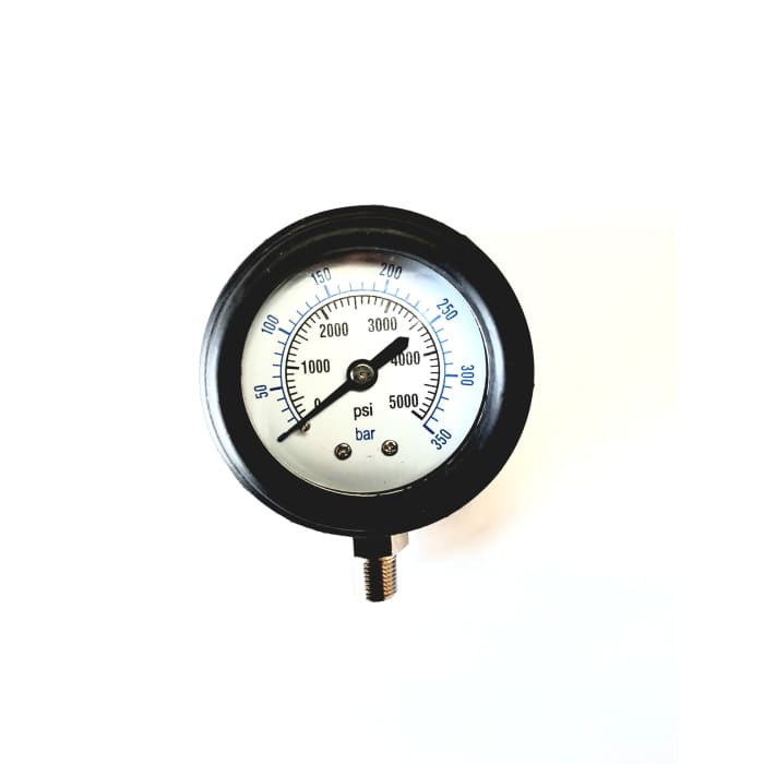 350 Bar 60mm Diameter 1/8 Thread Gauge - Air Pressure Gauges