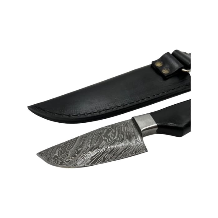 Handmade Damascus Steel Knife - 120mm Blade