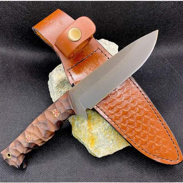 HANDMADE TURKISH KNIFE 23 CM WITH LEATHER SHEATH