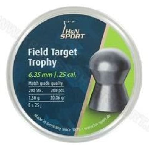 H&N FIELD TARGET TROPHY 6.35MM / 200S 20.06 GRAIN