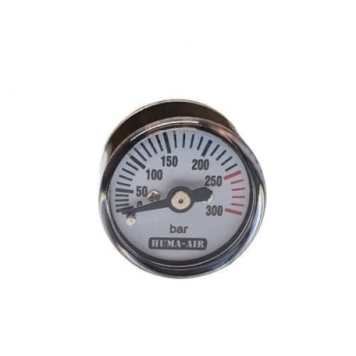 Huma-Air Pressure Gauge 25.3mm Round Body 1/8 BSP - 300Bar