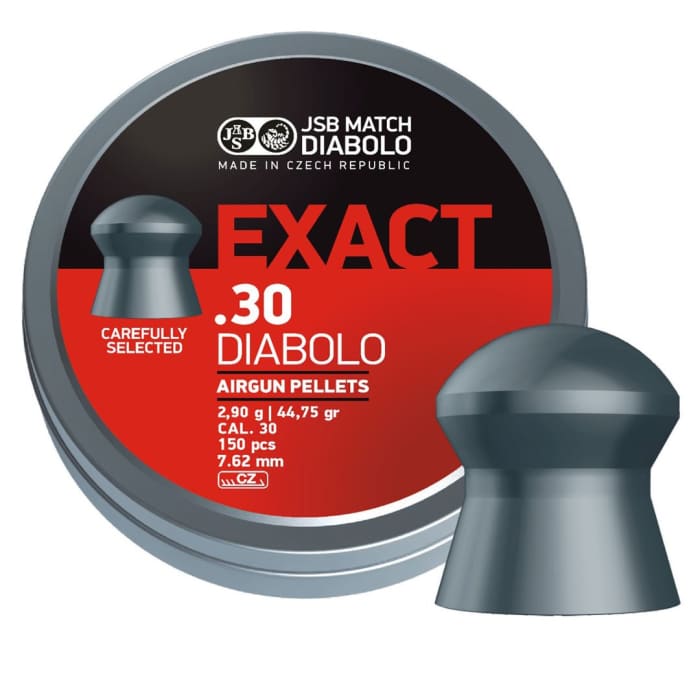 JSB Diabolo Exact 7.62mm .308 Cal 44.75 Grain Airgun Pellets