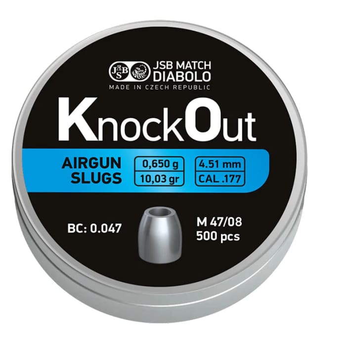 JSB Knock Out Airgun Alug.177/4.51 10.03gr /500