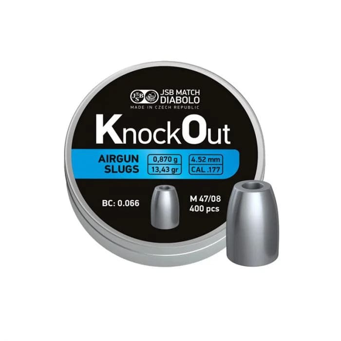 JSB Knock Out Airgun Alug.177/4.52 13.43gr /500