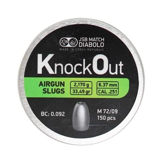 JSB Knock Out Airgun Slugs.251 - Pellets