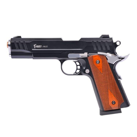 Kuzey 911 Blank Firing Signal Gun - Black with Walnut Grip