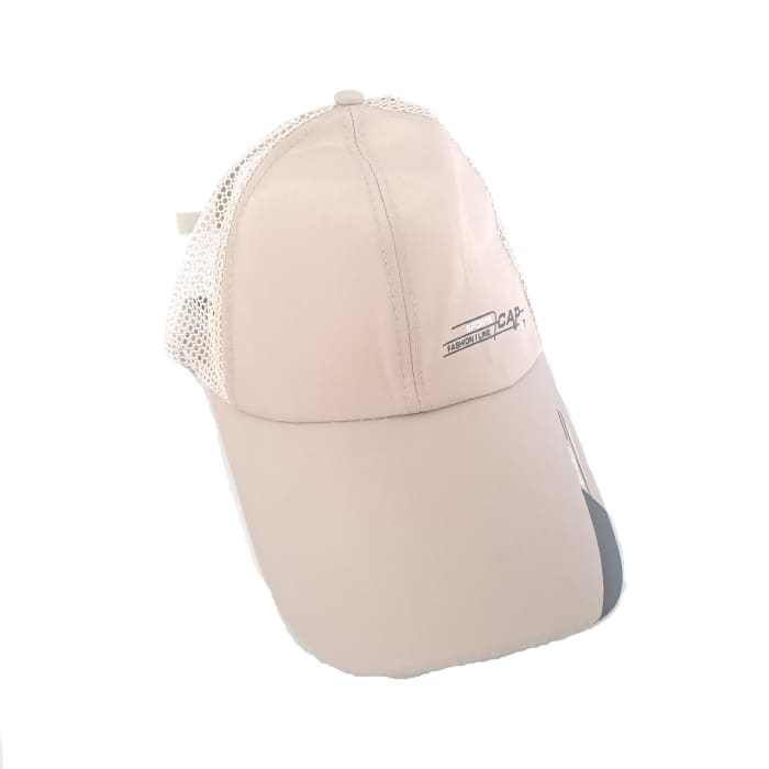 Lightweight Tan Colour Cap with Gauze