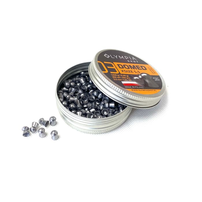 Olympia Shot Domed Pellets 15.89 Grain 250/pk 5.5mm