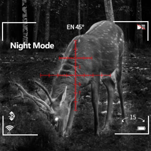 L3-LRF Digital Night Vision Rifle Scope with Laser Range 