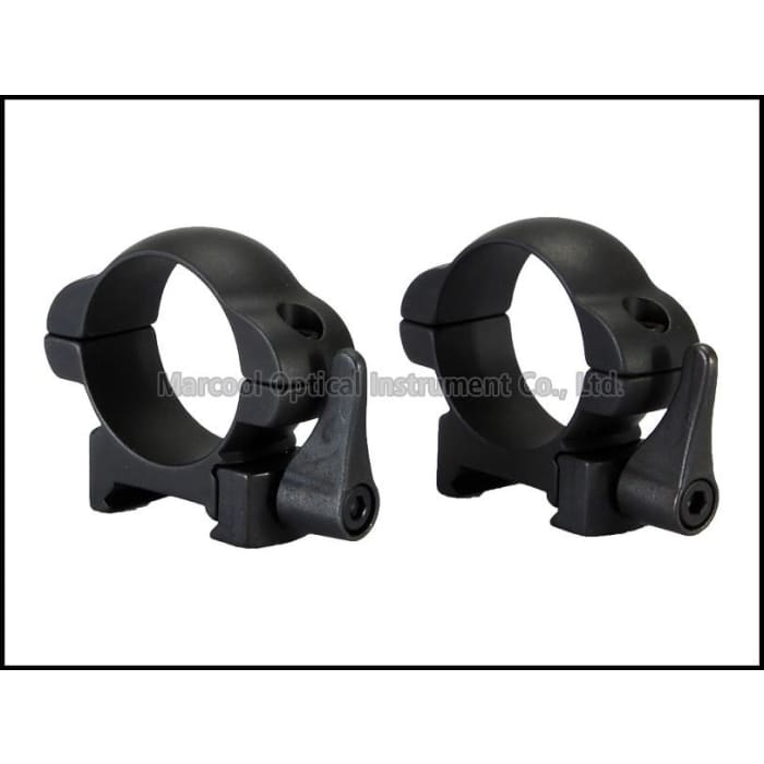 Cast Iron 30mm 2 - Piece Picatinny Rail Mounts Low Quick 