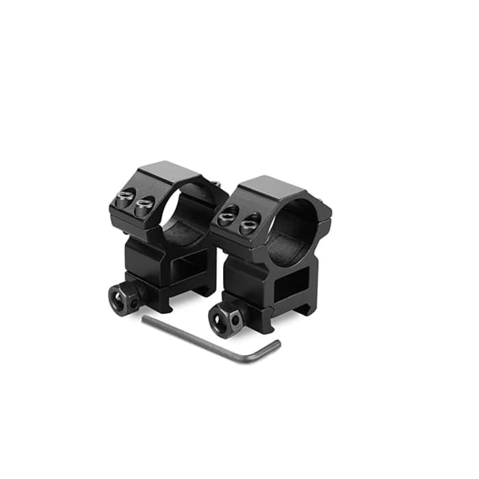 34mm 2-Piece High Picatinny Scope Mount Set